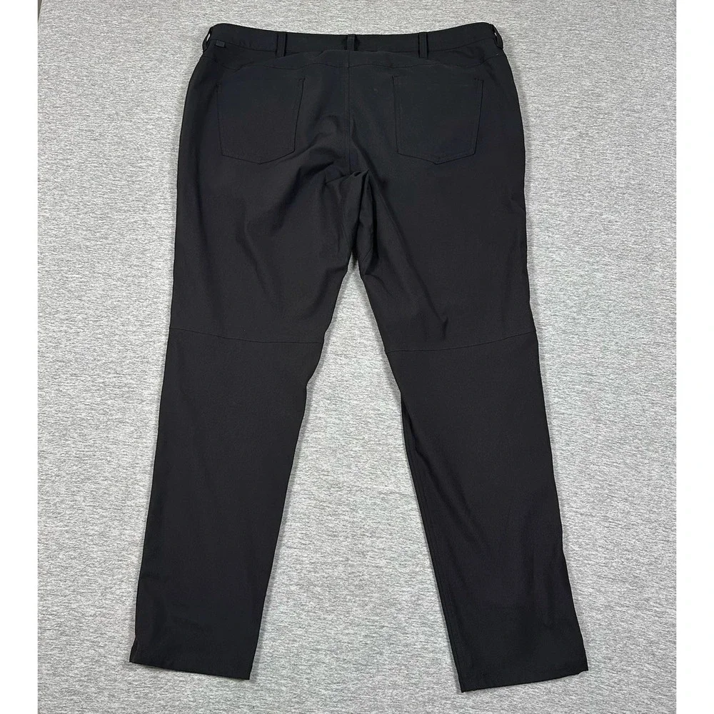 Lululemon Pants Mens 42x34 Black ABC Slim Warpstreme Business Chino City